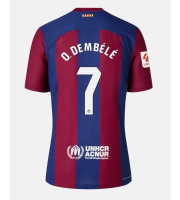 Barcelona Ousmane Dembele #7 Hjemmedrakt 2023-24 Kortermet